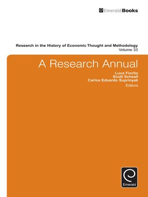cover image of Research in the History of Economic Thought and Methodology, Volume 33